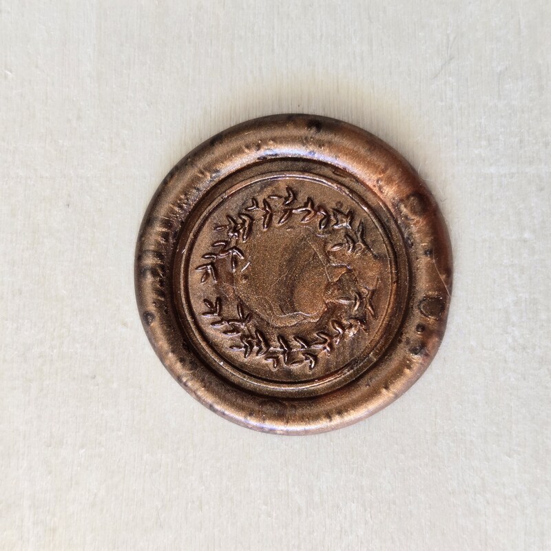 Laurel wreath seal