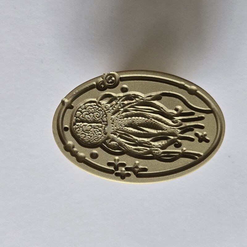 Brain jellyfish stamp