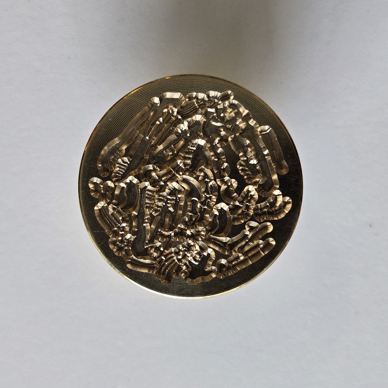 Pile of bones stamp
