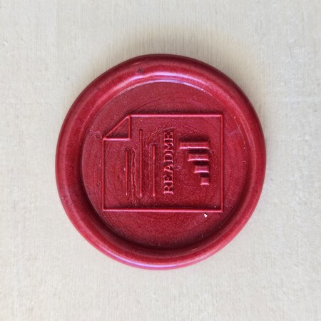 A custom stamp designed by Antonio to use in thank-you cards for Love Data Week 2026.