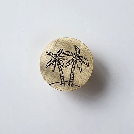 Palm tree stamp